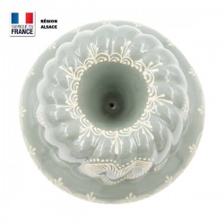 Moule à Kougelhopf en Terre Cuite / Gris Cœur